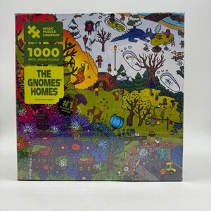Magic Puzzle Company The Gnomes' Homes 1000 Piece Jigsaw Puzzle New Sealed